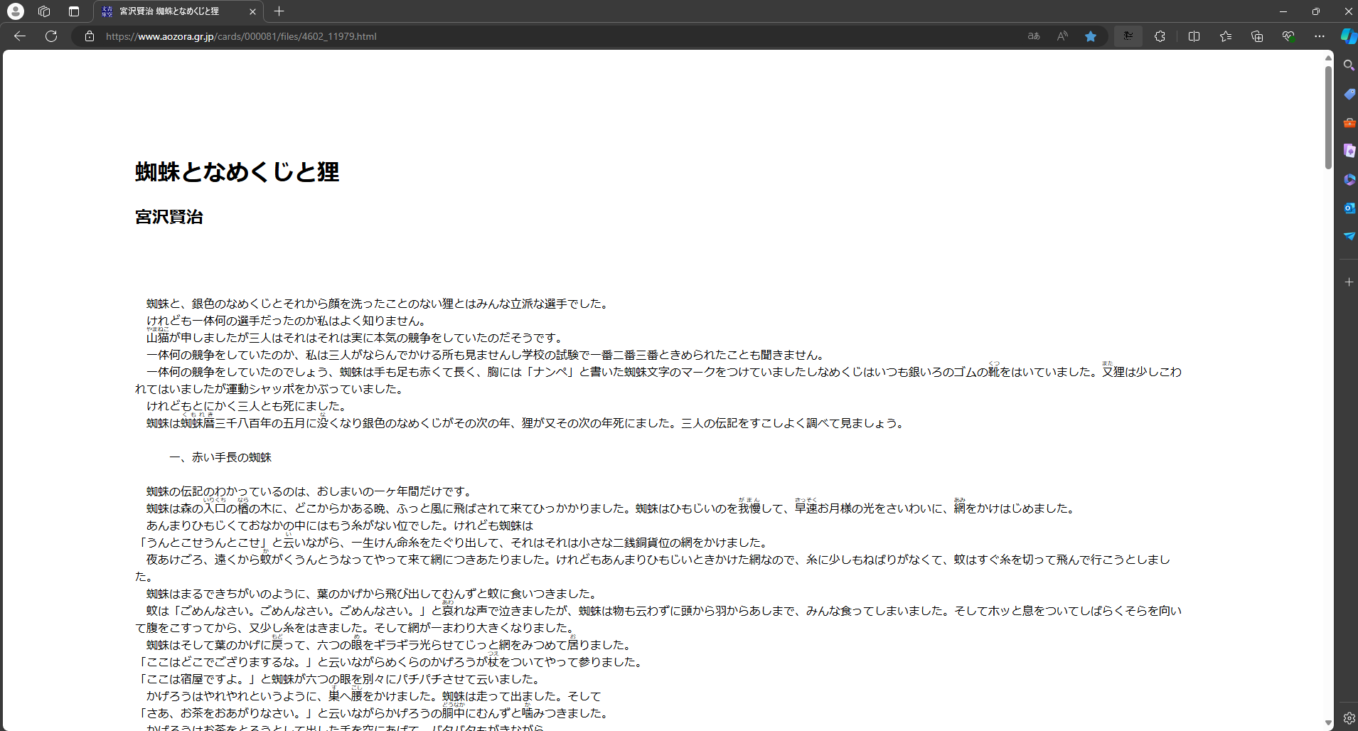 Initial screen before conversion